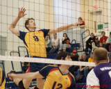 Queen's vs Western M-Volleyball 11-27-10