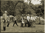 Confederate Troops Getting Ready To March