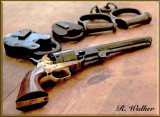Revolver, Locks And Irons Used To Contain Prisoners 