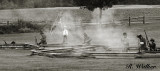 Confederates Commence Firing And Engage The Union Troops In Battle