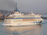 AIDA CARA l(1996) eaving Civitavechia, Italy