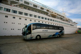 BOUDICCA Coach arriving back at the Ship