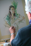 BOUDICCA Teng Teng being Painted by Gordon King