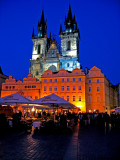 Czech Republic - Prague - Old Town Square, Staromestske Namesti Tyn Church
