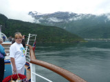 Geirangerfiord - Margaret on Deck