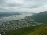 Tromso - View of Tromso from Top of Cable Car