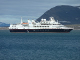 Spitzbergen - Longyearbarden Silver Explorer Anchored