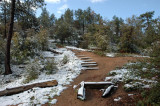 Dusting of Snow on Trail