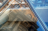 ...reflected in the pyramid...