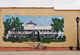 The Sour Lake Springs Hotel mural located at 6th and Merchant Street in Sour Lake. 