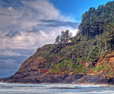 Haceta Head Light from the beach