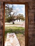 A view from the door of the Kilian cabin