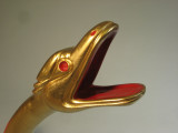 Carolina Marquez-Sterling made this serpent horn for the Chitty Chitty Bang Bang car