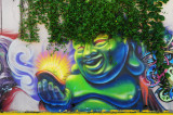 Green haired genie