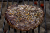 7/20/2012  Charcoal grilled hamburger
