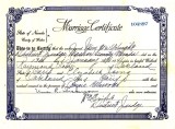My parents Marriage Certificate