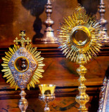 Two Monstrances from Mission San Carlos Borromeo del Rio Carmelo Roman Catholic Church in Carmel CA  _MG_7768.jpg