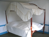 the master bedroom canopy bed