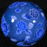 Christmas Rose and Snowflakes Size: 1.41 Price: SOLD