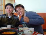 Changsu & Jungwoo at lunch