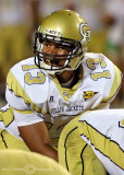 Georgia Tech QB Washington barks out signals before the snap