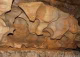 Mammoth Cave formations created by flowing water