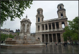 Fountain and Saint-Sulpice