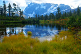 mount shuksan and picture lake, washingtom