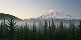 First Light on Mt Adams