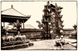 Locals in Besakih Temple, Bali