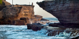 Rock formation & waves, Tanah Lot Temple, Bali