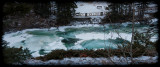 Bench by Bow River, Banff
