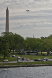..... flying by the Washington Monument.