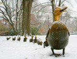 Make Way for Ducklings Statues in Winter II