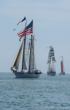 Three Tall Ships