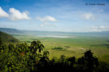 View into the Ngorongoro Crater