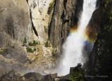 Rainbow over Lower Yosemite Falls