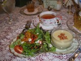 Superb soup and salad