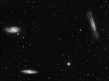 Trio de galaxias en Leo