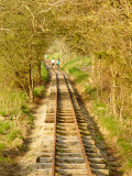 2011-04-21 Oliver and Nicole on track