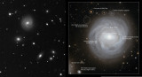 Comparatif ngc 4921 BRC250/Hubble Space Telescope