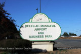 Entrance sign for Douglas Municipal Airport and Business Park aviation stock photo #6047