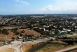2011 - south side of FLL and the residential community in Dania Beach aerial stock photo