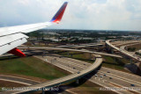 2011 - the I-95 / I-595 highway interchange at the northwest corner of FLL landscape aerial stock photo