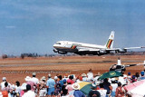 1995 - Air Zimbabwe Boeing 707 in low level high speed pass at Harare air show, Zimbabwe