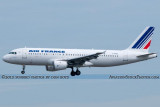 2012 - the last landing ever for Air France A320-211 F-GHQC aviation airline stock photo