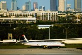 2012 - US Airways Airbus A320-214 N103US at Tampa International Airport aviation airline stock photo