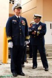 Rear Admiral William D. Baumgartner, Commander of the Seventh CG District, at the USCGC BERNARD C. WEBBER commissioning ceremony