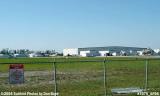 Hurricane Wilma damages in the t-hangar area at Opa-locka Airport stock photo #7075