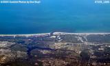 Ponce de Leon Inlet (top center) and New Smyrna Beach, Florida aerial stock photo #7191